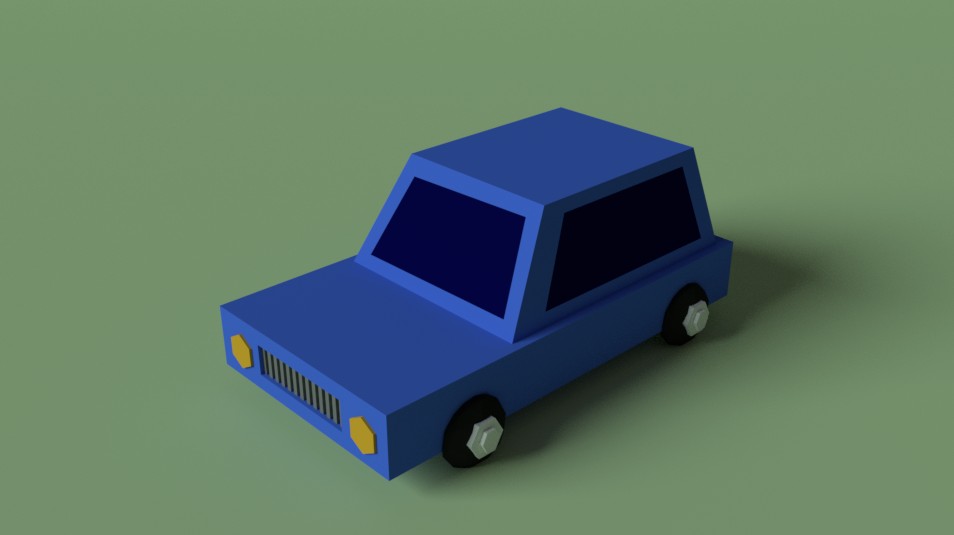 The Low Poly Car preview image 1